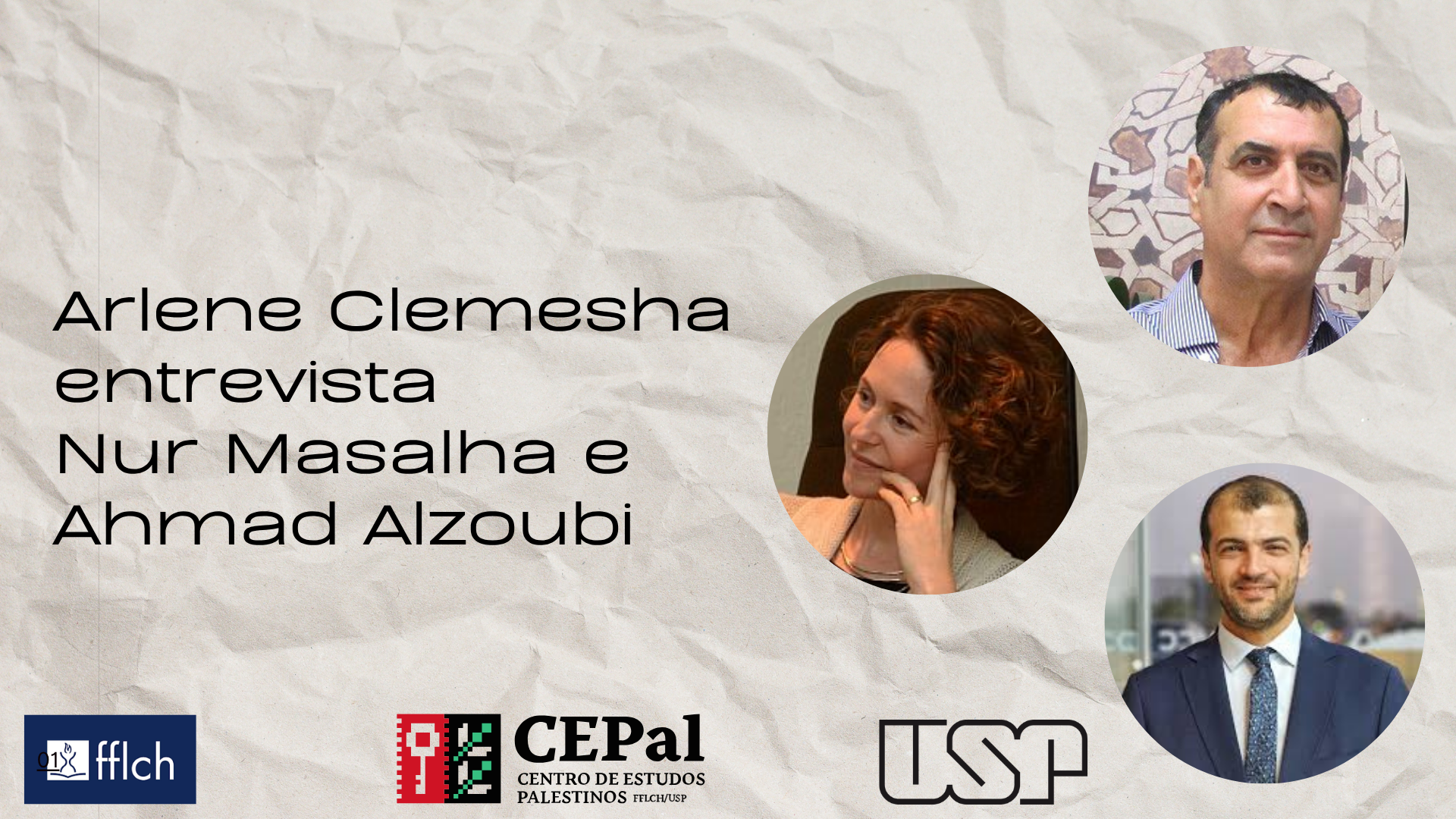 Entrevista com Nur Masalha e Ahmad Alzoubi
